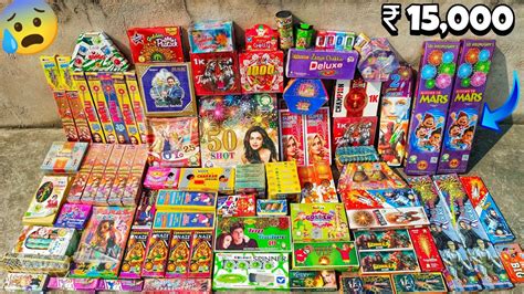 15,000₹ Diwali Crackers Stash 🔥 • Different types of Diwali Fireworks Stash • Diwali unique ...