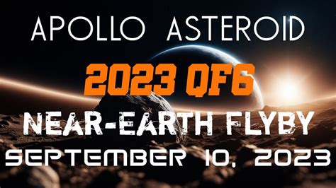 The Apollo Asteroid 2023 QF6 || Near-Earth Flyby || September 10, 2023 - YouTube