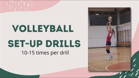 Volleyball Set-up Drills - YouTube