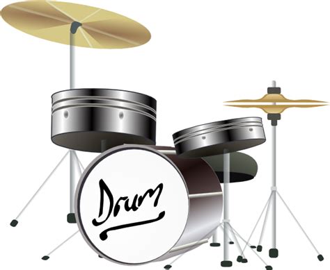 Drum Kit Clip Art at Clker.com - vector clip art online, royalty free ...