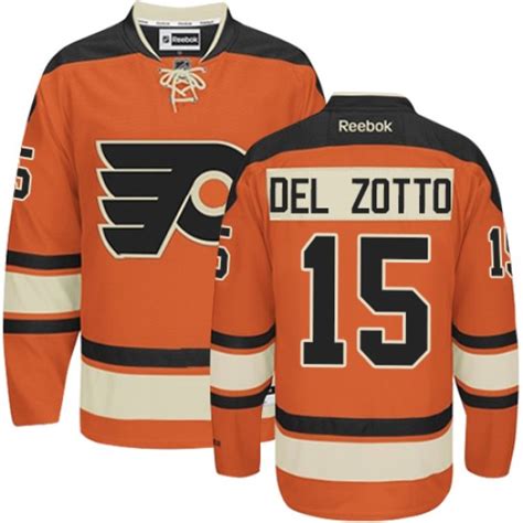 Men's Philadelphia Flyers Michael Del Zotto Reebok Premier New Third ...