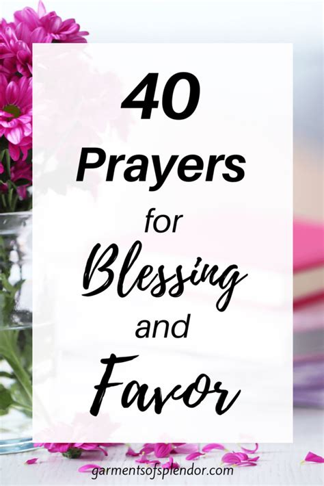 40 Amazing Prayers for Blessing and Favor (with Free Printable)