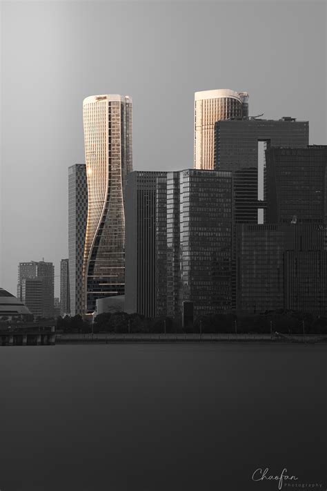 Hangzhou cityscape by Qiantangjiang riverside 杭州城市风光 on Behance