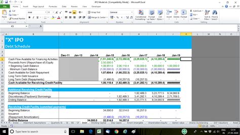 IPO Valuation Model Template in Excel | eFinancialModels