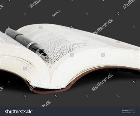 Close-Up Bible With Pen Stock Photo 81327457 : Shutterstock