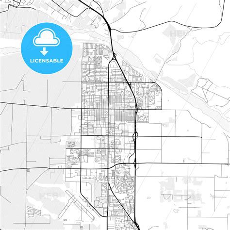 Vector PDF map of Santa Maria, California, United States - HEBSTREITS ...