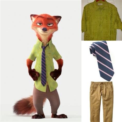 Nick Wilde Costume | Disney halloween costumes, Wild outfits, Halloween ...