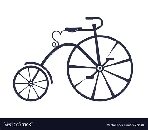 Penny-farthing Royalty Free Vector Image - VectorStock