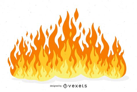 Beautiful Flame Illustration Vector Vector Download