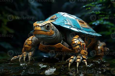 robot turtle futuristic. 26360726 Stock Photo at Vecteezy