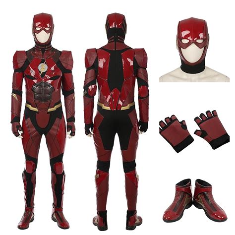 Aliexpress.com : Buy 2017 Hot Movie The Justice League Flash Halloween Cosplay Costume Red Suit ...