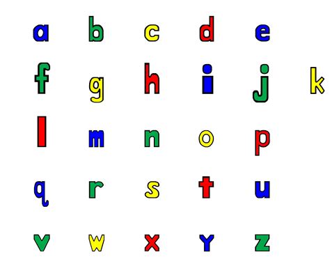 Printable Alphabet Lower Case