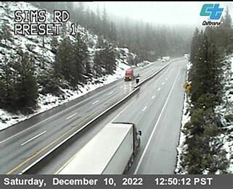 Storm blowing through California dumps snow in Sierra