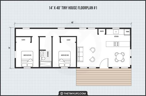 14 x 40 Tiny Home Designs, Floorplans, Costs and More - The Tiny Life