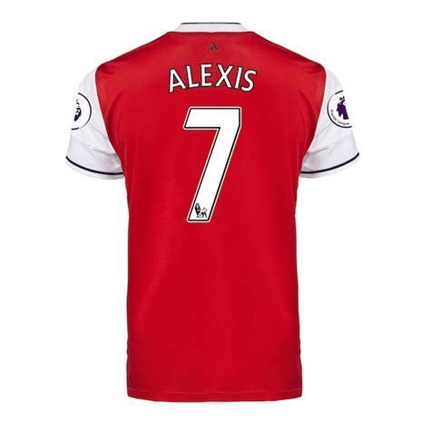 Alexis Sanchez Arsenal Puma Youth 2016/17 Home Replica Patch Jersey ...