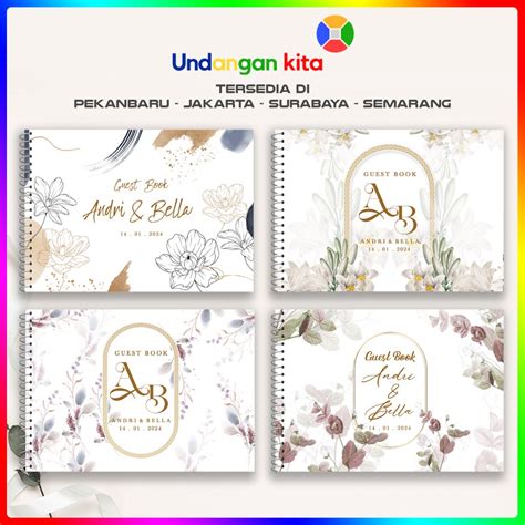 Jual Buku Tamu Softcover 1 Buku Isi 300 Tamu FR Series Undangan Kita Jakarta | Shopee Indonesia