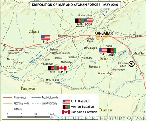 Disposition of ISAF & Afghan Forces - May 2010 | Institute for the Study of War