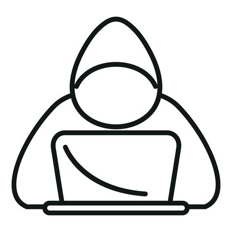 Anonymous hacker icon outline vector. Mark had person 33358182 Vector Art at Vecteezy