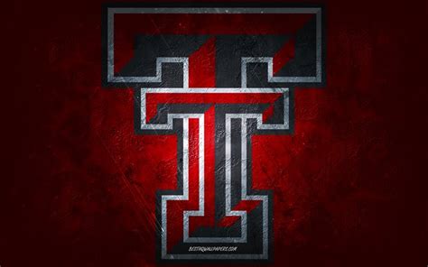 Download wallpapers Texas Tech Red Raiders, American football team, red ...