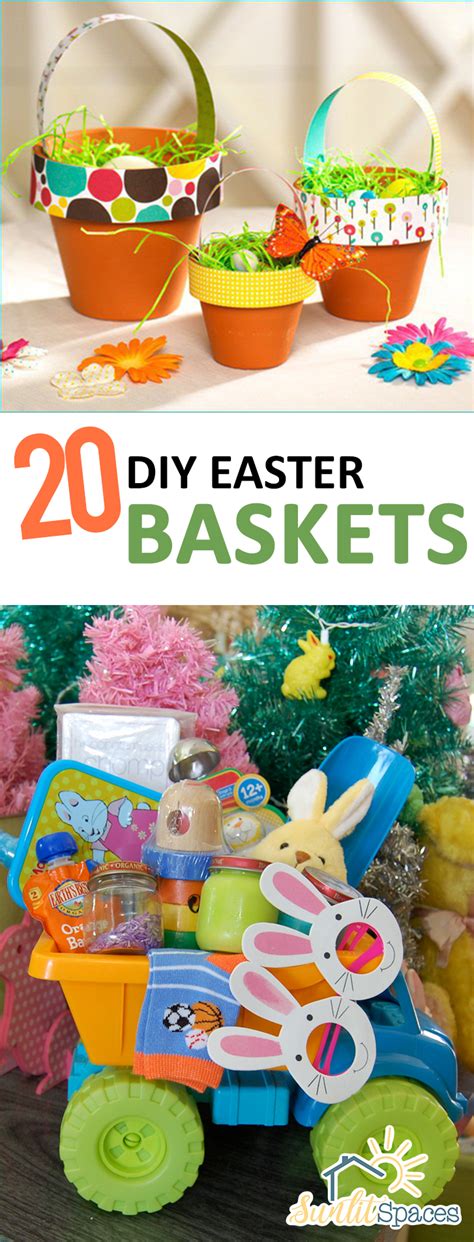 20 DIY Easter Baskets – Sunlit Spaces | DIY Home Decor, Holiday, and More