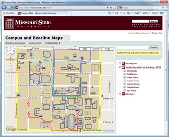 Missouri State University Campus Map – Verjaardag Vrouw 2020