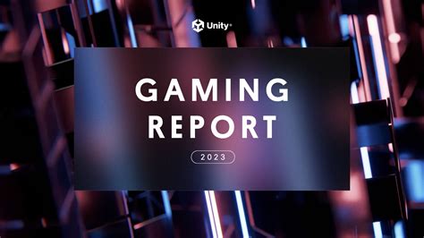 Unity Technologies - Unity Gaming Report 2023 Highlights the Resilience ...