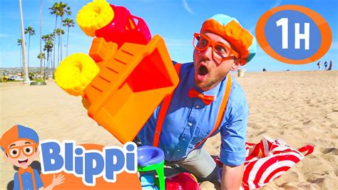 Learn Colors & Counting at a Beach | Blippi Full Episodes | Blippi Toys ...