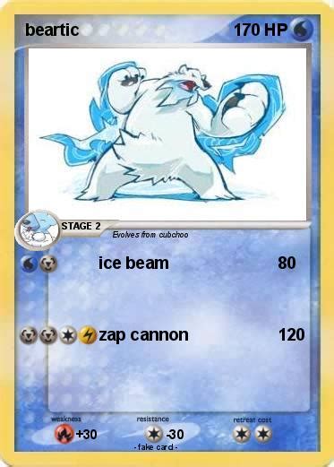 Pokémon beartic 49 49 - ice beam - My Pokemon Card