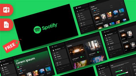 Spotify Template for PowerPoint and Google Slides - Prezentr