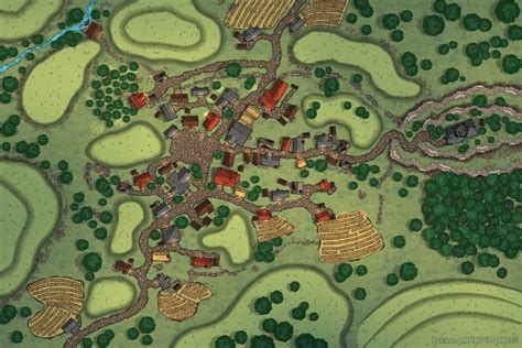 Town of Phandalin [60 x 40] - Pleased with Dungeondraft's ability to ...