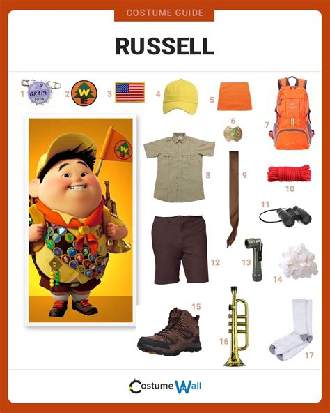 Dress Like Russell Costume | Halloween and Cosplay Guides