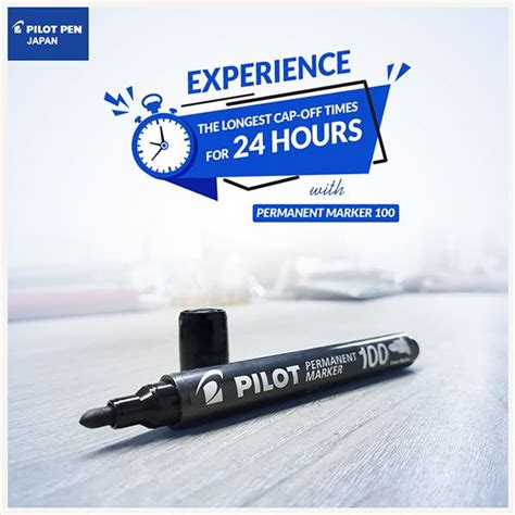 PILOT Permanent Marker | Pilot pens, Creative pen, Pen design