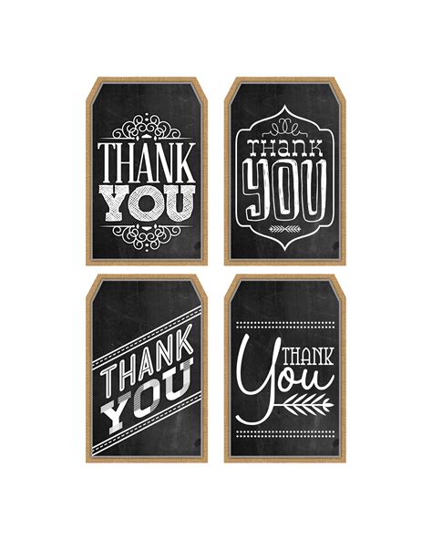 Thank You Free Printable Tags They Are A Great Way To Show Someone You ...