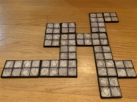 DIY wooden dungeon tiles. Cheap, easy, and quick to make. Check out my YouTube video ...