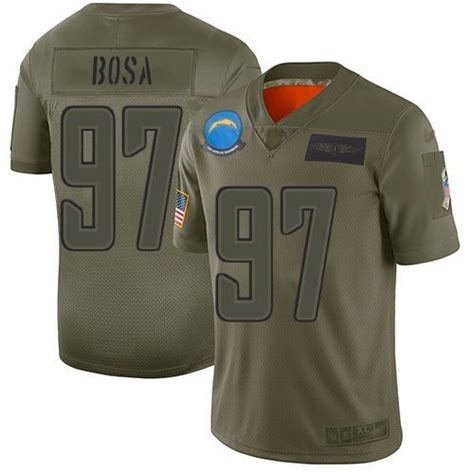 Chargers Joey Bosa Salute To Service Olive Edition Jersey – US Sports ...