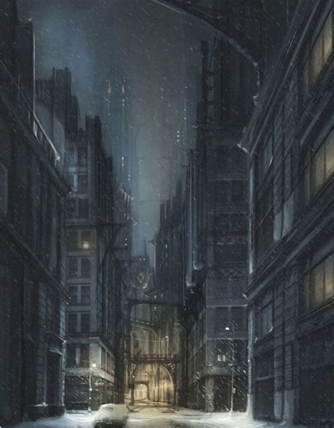 Pin by Holofernes on Gotham City in 2020 | City artwork, Gotham city skyline, City painting