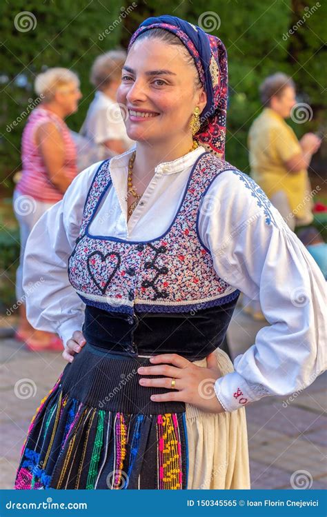 Dancer Woman from Portugal in Traditional Costume Editorial Image ...