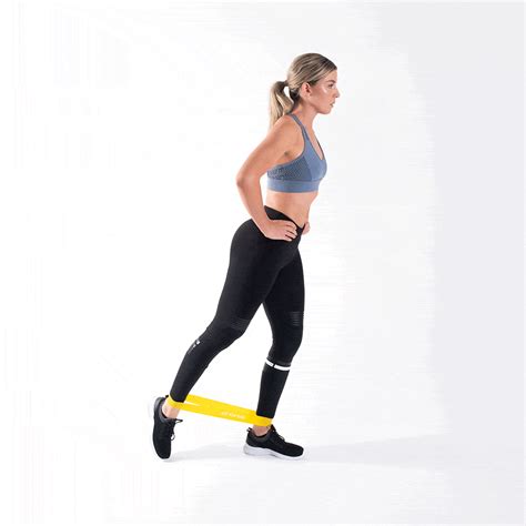 Squat & Stretch Activation Resistance Exercise Booty Band Legs Hips Glutes Fitness, atletiek ...