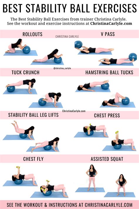 Stability ball exercises – Artofit