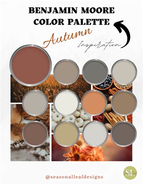 Autumn Paint Color Palette for home — Seasonal Leaf Interior Design