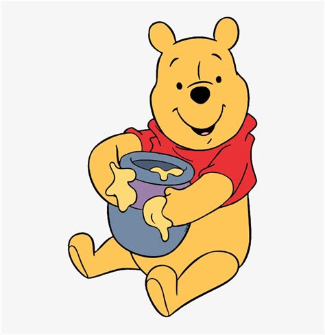 Pooh Honey Jar Clipart