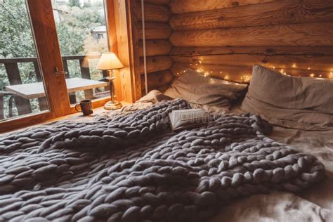 Cozy Winter Weekend in Log Cabin Stock Photo - Image of lodge, cottage ...