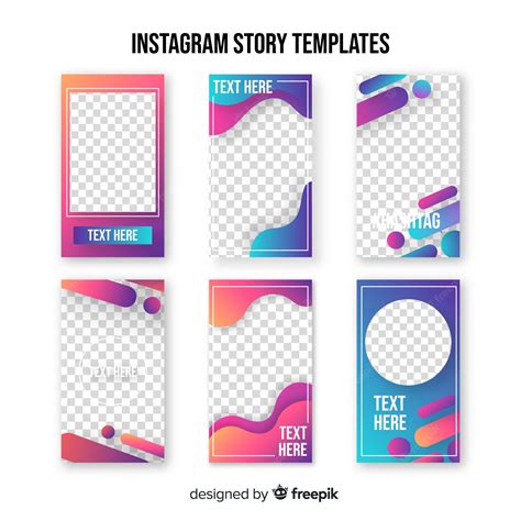 Premium Vector | Instagram stories template