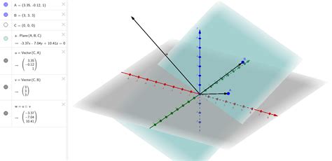 Two Vectors and Cross-Product – GeoGebra