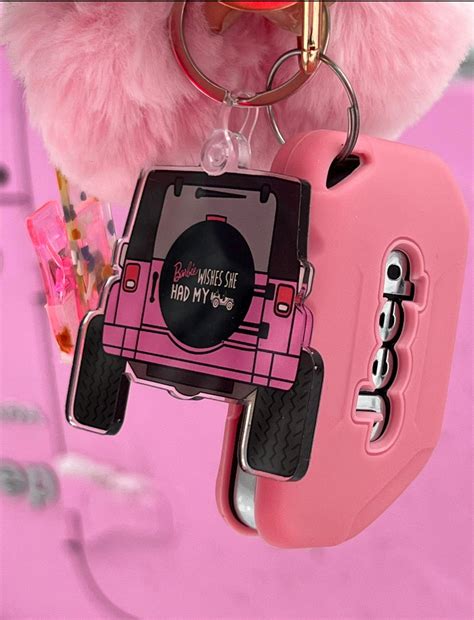 PINK JEEP KEYCHAIN – House Of Glitters