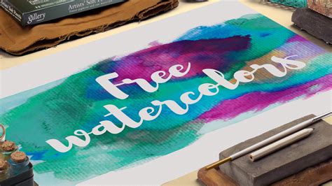 Watercolor Logo Maker Free at PaintingValley.com | Explore collection of Watercolor Logo Maker Free