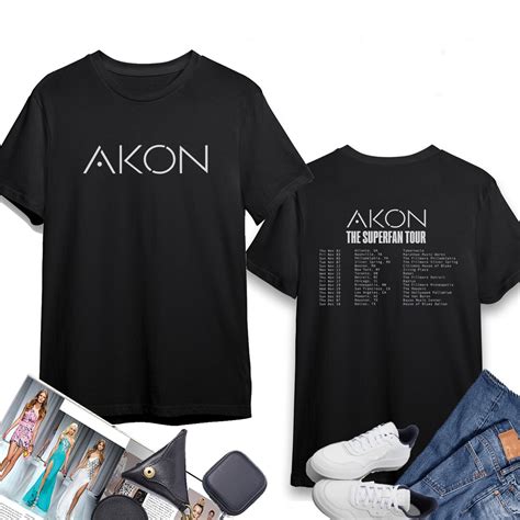 Akon the Superfan Tour 2023 Shirt Akon Fan Shirt Akon 2023 - Etsy