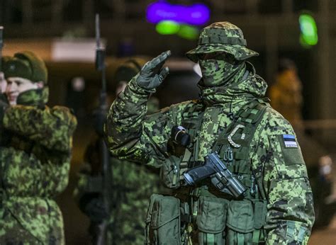 Military Armament | An Estonian Special Forces member during Parade...