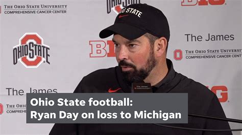 Ryan Day talks about Ohio State football loss to Michigan