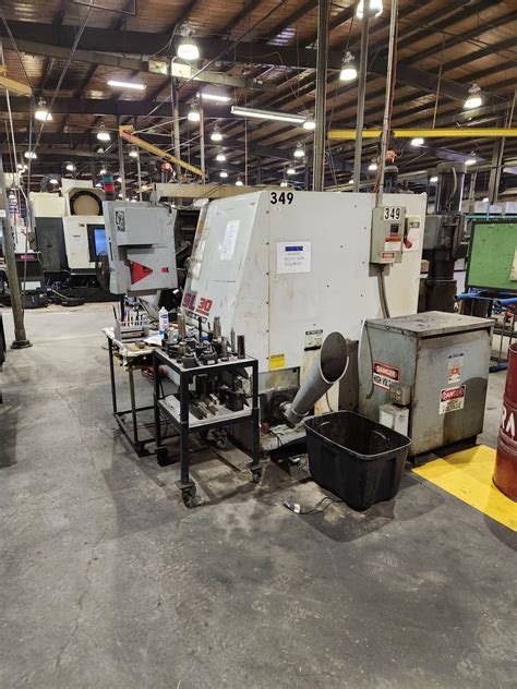 Haas SL-30TB CNC Lathe, 2000 - 4" Big Bore, Live Tooling, Tailstock ...